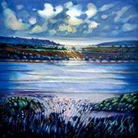 The Whispering Wind - a gentle wind and light clouds over the estuary