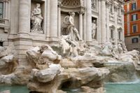 Rome - the world famous Trevi Fountain