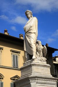 Florence - statue of Dante